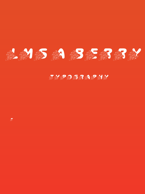 LMS A Berry Nice Girl Poster