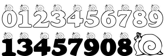 LMS A Snail's Pace Font OTHER CHARS