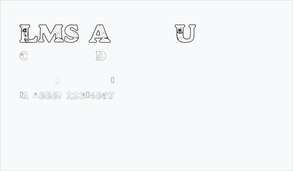 LMS Acme Universtity Graduates Business Card