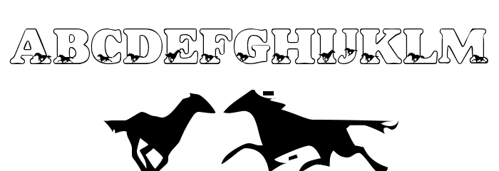 LMS Alicia's Horses Font OTHER CHARS