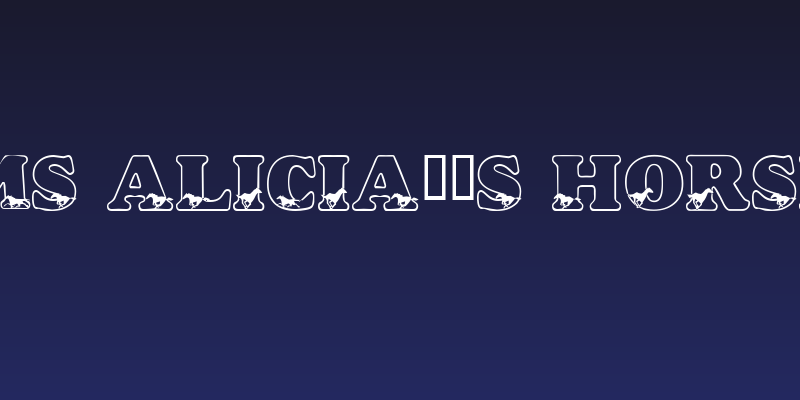 LMS Alicia's Horses Social Header