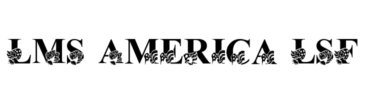 LMS America LSF  フリーフォントのダウンロード