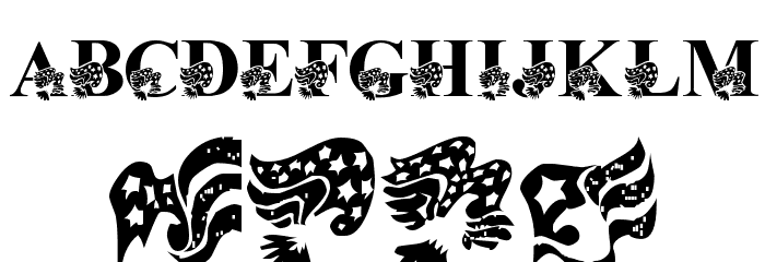 LMS America LSF Font OTHER CHARS