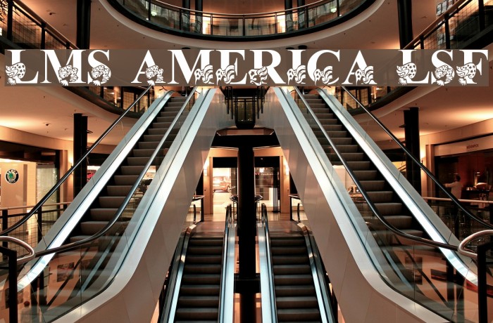 LMS America LSF Font examples