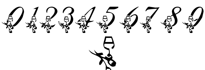 LMS Anniversary Dinner Font OTHER CHARS