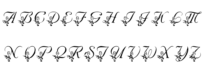 LMS Anniversary Dinner Font LOWERCASE