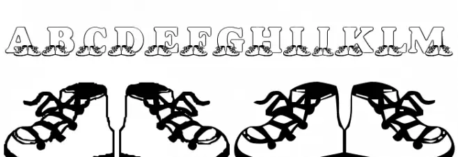 LMS Baby Hayden's Shoes Font OTHER CHARS