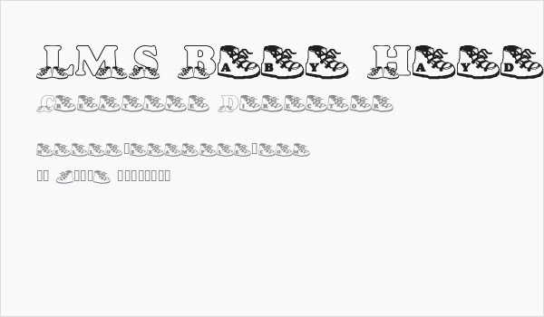 LMS Baby Hayden's Shoes Business Card