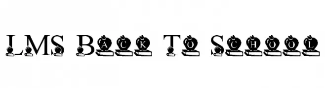 LMS Back To School  font caratteri gratis