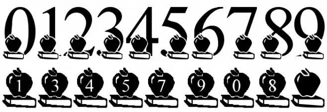 LMS Back To School Font OTHER CHARS