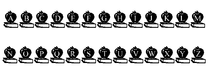 LMS Back To School Font LOWERCASE