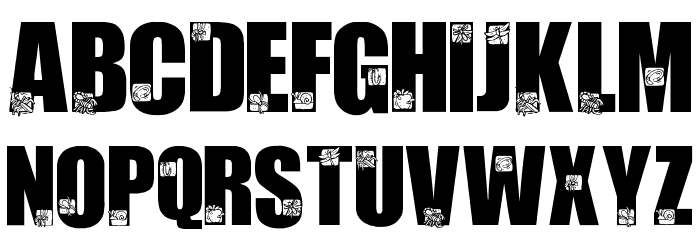 LMS Bad Bugs Font LOWERCASE
