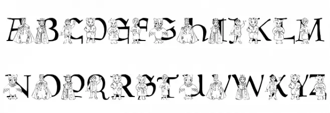 LMS Be My Neighbor Schriftart Groß
