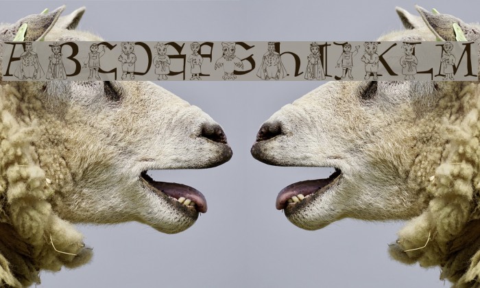 LMS Be My Neighbor Font examples