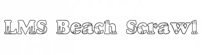 LMS Beach Scrawl  baixar fontes gratis