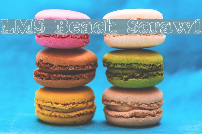 LMS Beach Scrawl Font examples