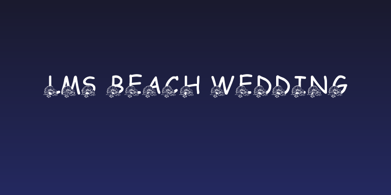 LMS Beach Wedding Social Header
