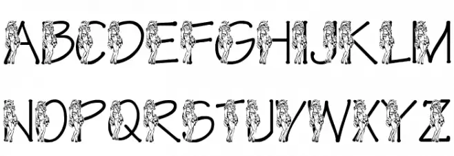 LMS Betty and Veronica Schriftart Groß