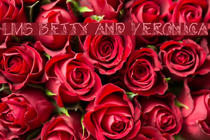 LMS Betty and Veronica Font examples