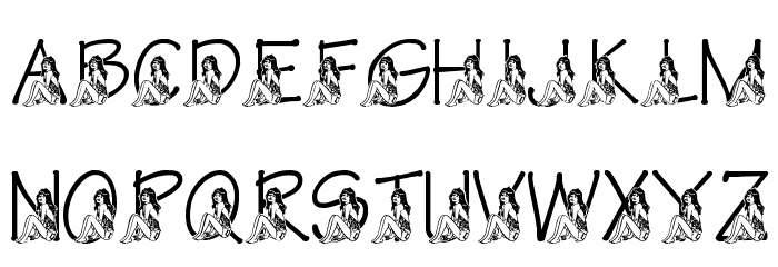 LMS Betty and Veronica Font LOWERCASE
