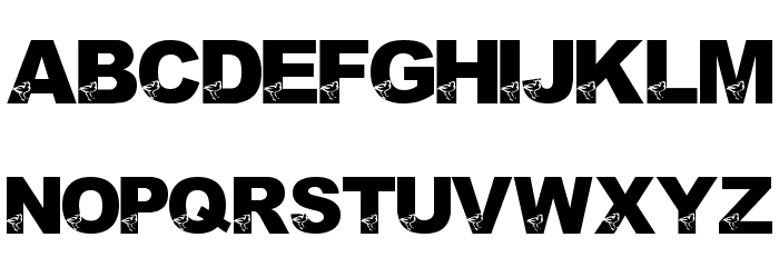 LMS Bird Brain Font LOWERCASE
