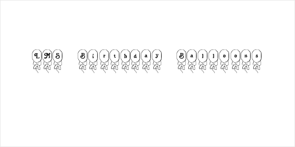 LMS Birthday Balloons Logo