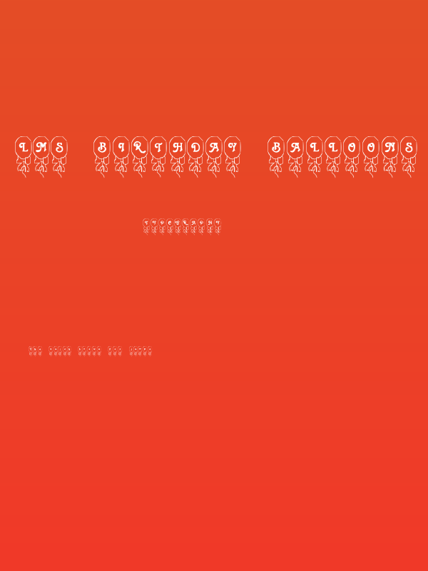 LMS Birthday Balloons Poster