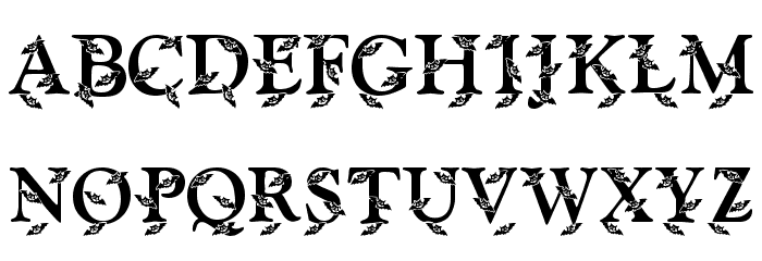 LMS Bloodsucker Proxy Font LOWERCASE