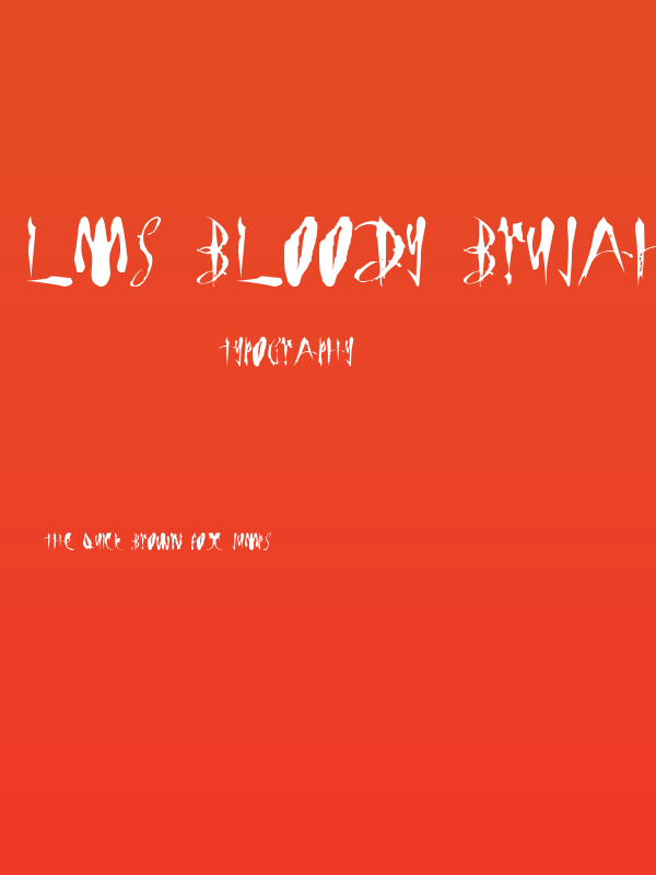 LMS Bloody Brujah Poster