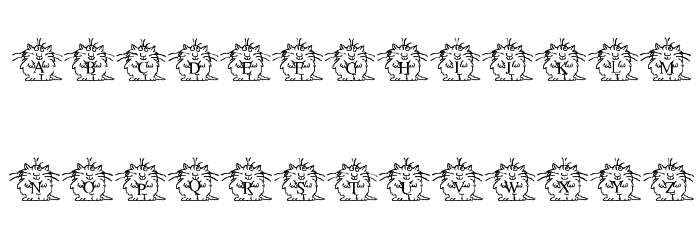 LMS Boyton Alphabet Font LOWERCASE