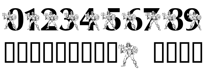 LMS By The Power of Grayskull Font OTHER CHARS