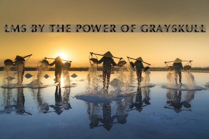 LMS By The Power of Grayskull Font examples