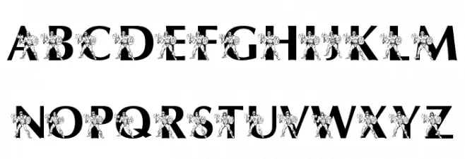 LMS By The Power of Grayskull Caratteri MINUSCOLO