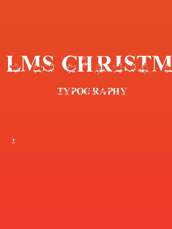 LMS Christmas Cardinals Poster