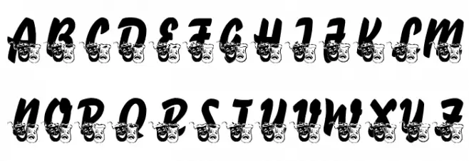 LMS Comedy of Tragedies Font OTHER CHARS