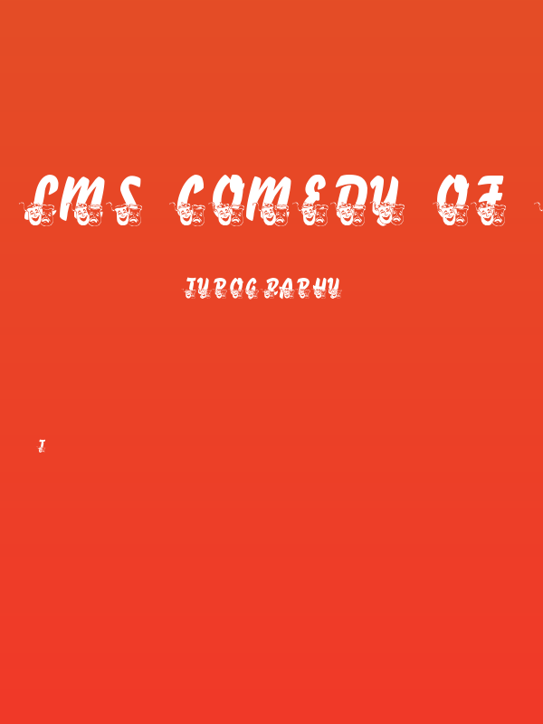 LMS Comedy of Tragedies Poster