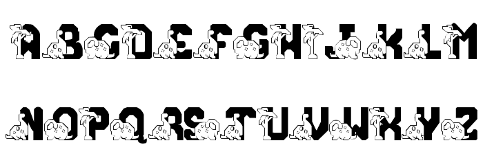 LMS Conradasaur Font OTHER CHARS