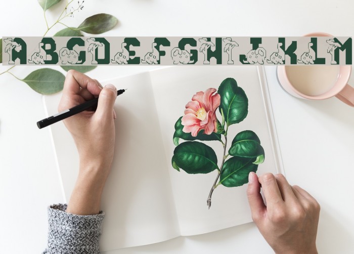 LMS Conradasaur Font examples
