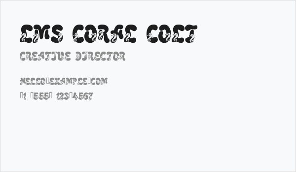 LMS Coral Colt Business Card