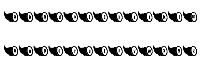 LMS Cornicopia of Thanks Font LOWERCASE