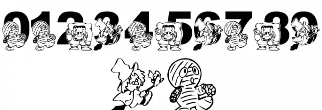 LMS Costume Party Font OTHER CHARS