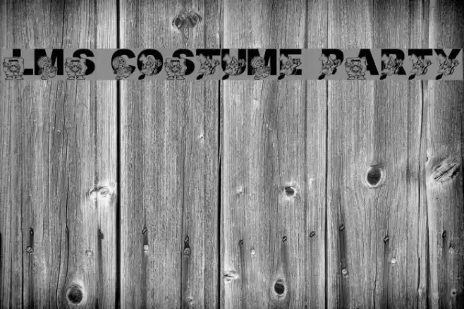 LMS Costume Party Font examples