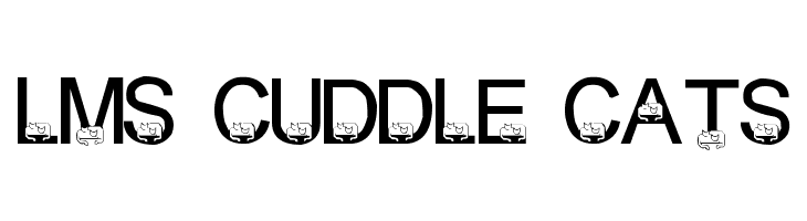 LMS Cuddle Cats  フリーフォントのダウンロード