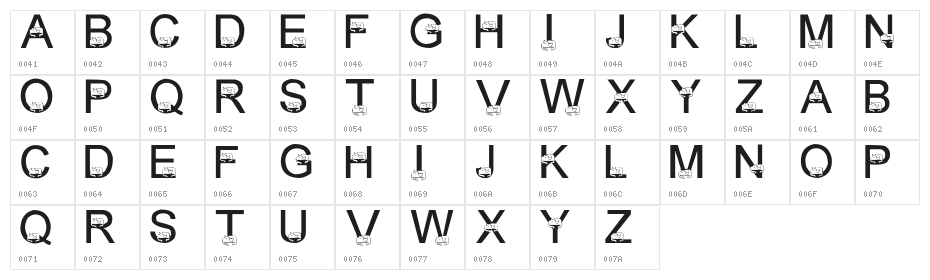 LMS Cuddle Cats Character Map
