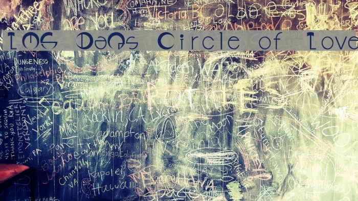 LMS DaQ's Circle of Love Font examples