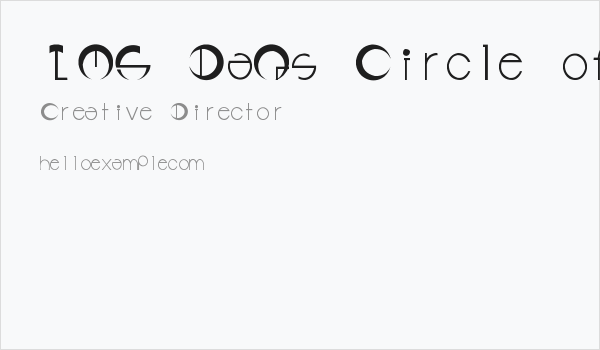 LMS DaQ's Circle of Love Business Card