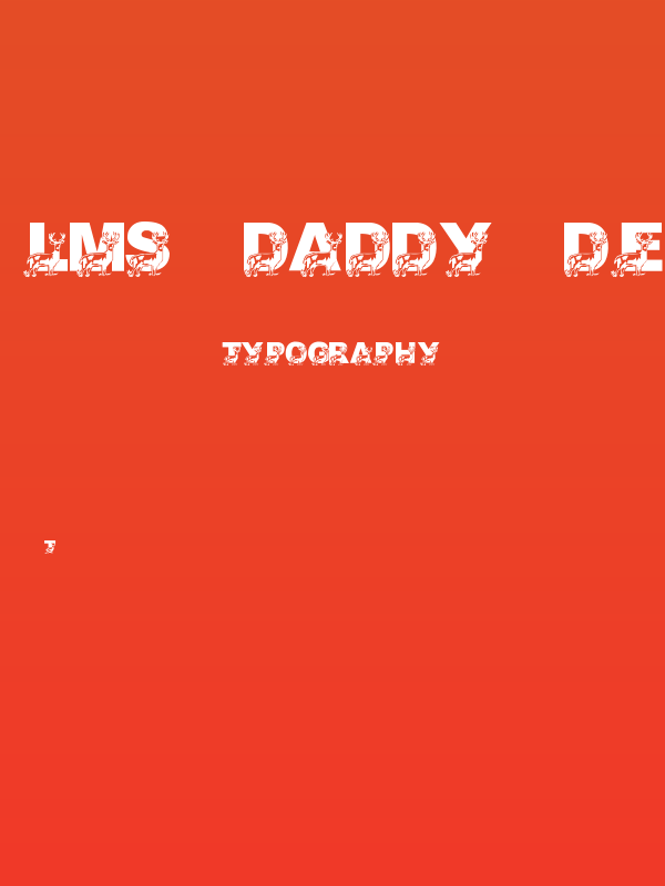 LMS Daddy Deer Poster