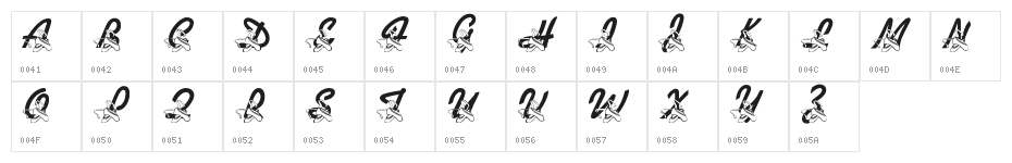 LMS Dance Shoes Character Map