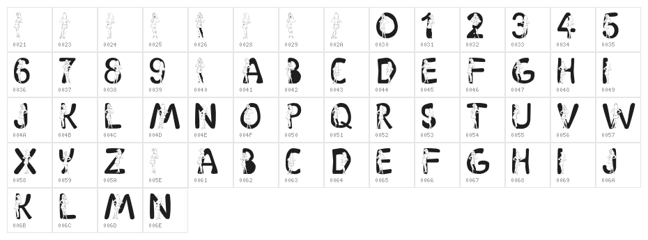 LMS Daphne Character Map