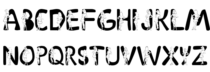 LMS Daphne Font LOWERCASE